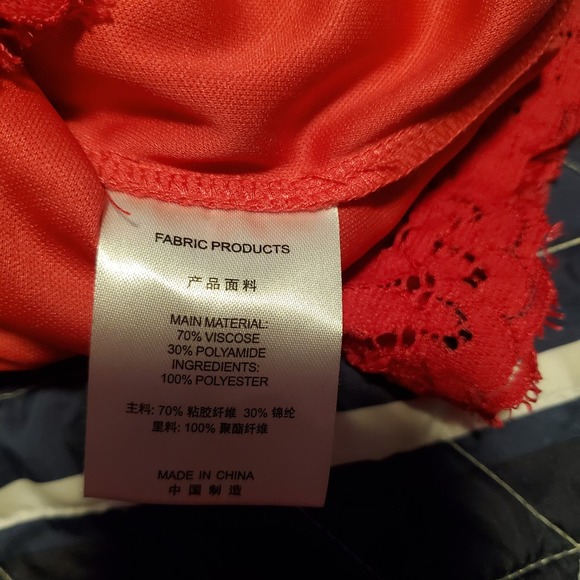 Miusol Size L Raspberry Pink Lace Zip up Sheath Dress TINY FLAW (marked 1X) - Picture 11 of 13